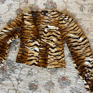 Forever 21 Gold and Black Blouse